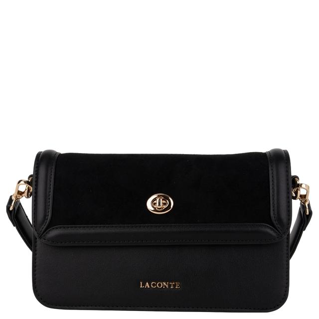 Rankinė per petį moterims, Juoda, Crossbody