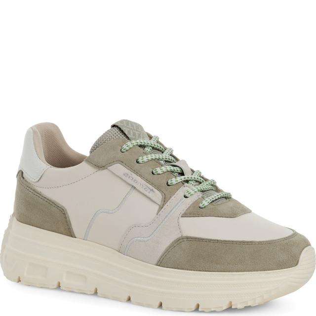 Laisvalaikio bateliai moterims, Chaki, Sneaker low