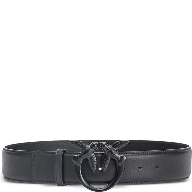 Diržas moterims, Juoda, Love berry h4 leather belt