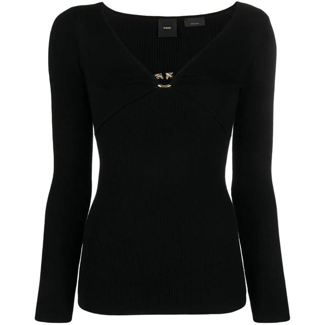 Megztinis moterims, Juoda, Giraffa sweater