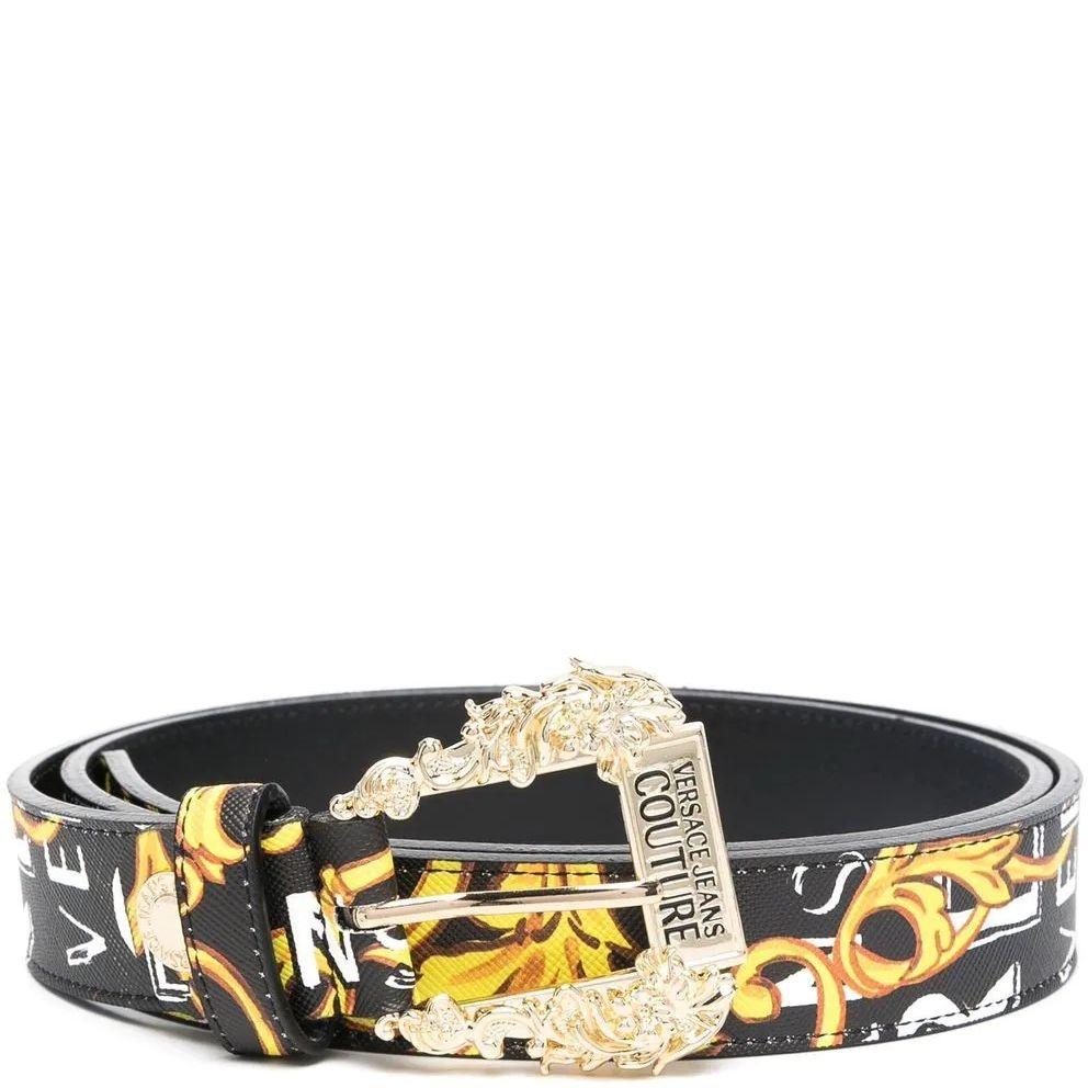 Diržas moterims, BLACK/GOLD, Cintura wom.belt