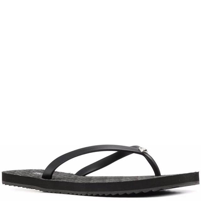 Pliažo šlepetės per pirštą moterims, Juoda, Jinx flip flops