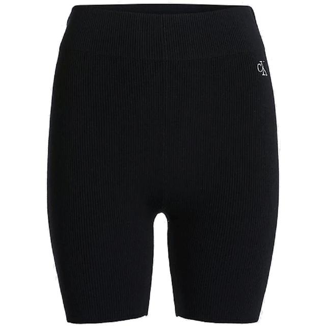 Šortai moterims, Juoda, Knitted cycling shorts