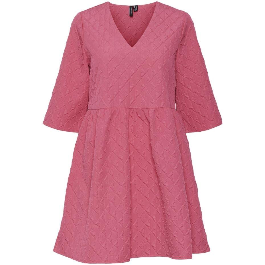 Mini suknelė moterims, Rožinė, VMFRY 3/4 SHORT DRESS