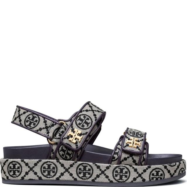 Basutės moterims, Mėlyna, T monogram kira sport sandal