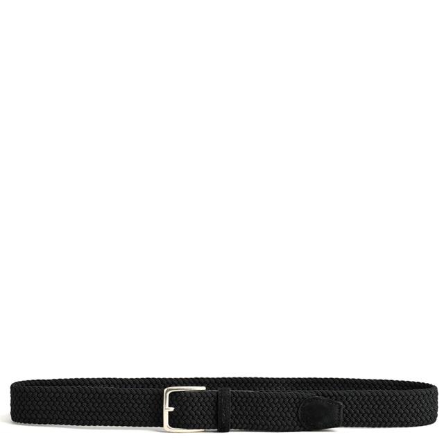 Diržas vyrams, Juoda, ELASTIC BRAIDED BELT
