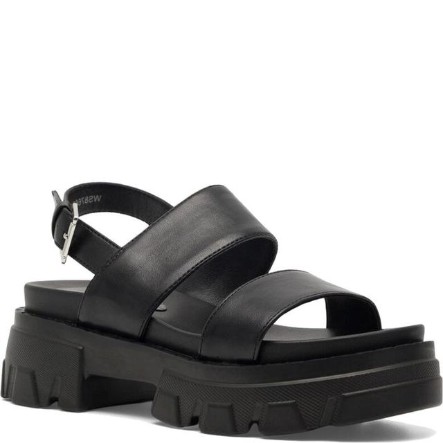 Basutės moterims, Juoda, SANDALS