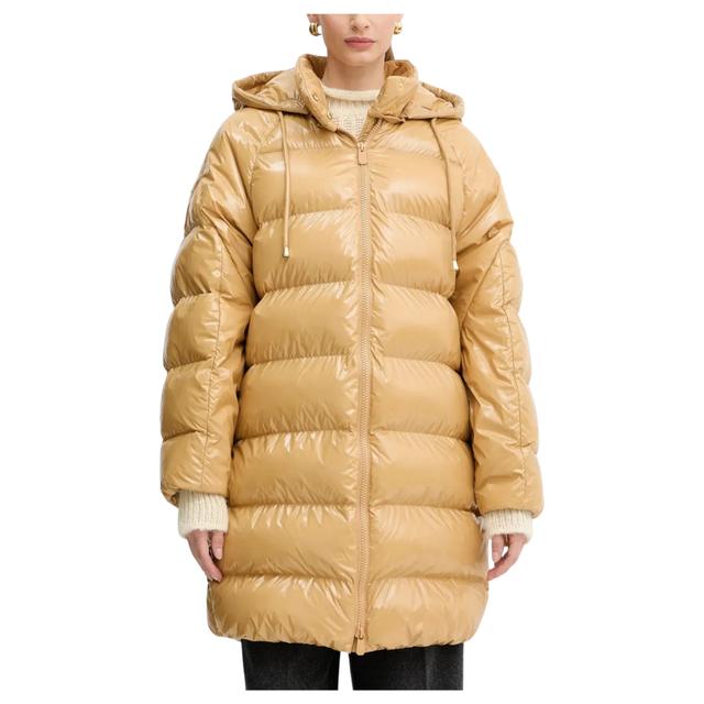 Pūkinė striukė moterims, Ruda, Burro quilted jacket