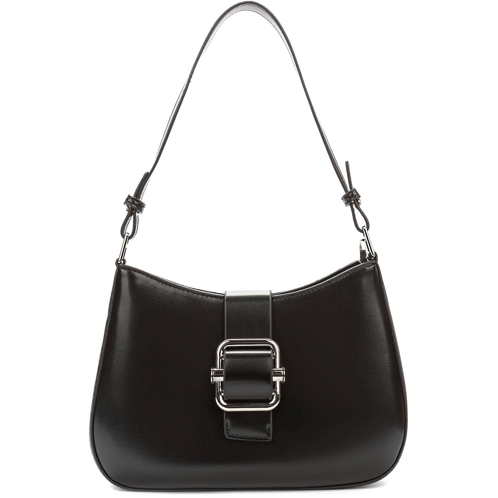 Rankinė per petį moterims, Juoda, Shoulder bag