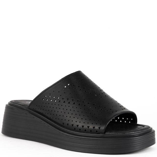 Klumpės moterims, Juoda, Mules