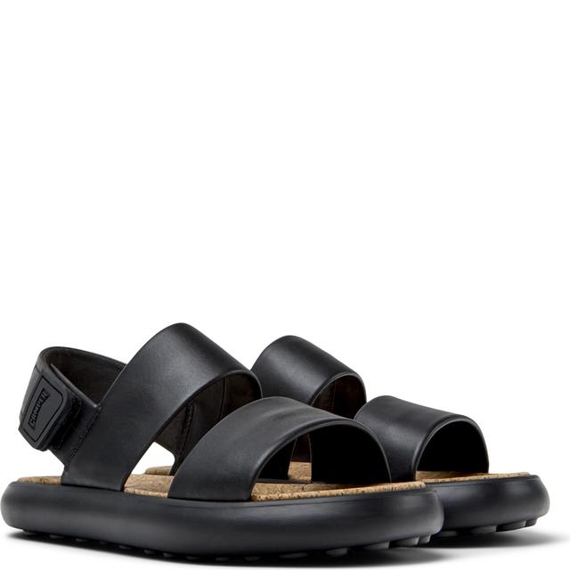 Basutės moterims, Juoda, Lasted sandals