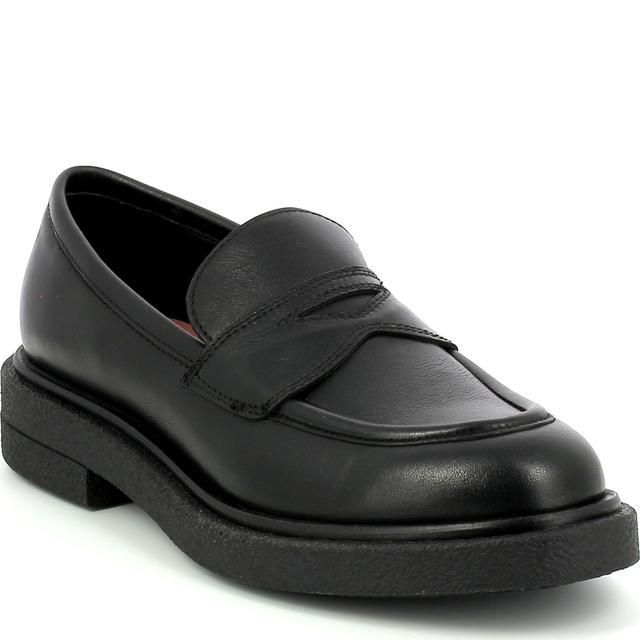 Loaferiai moterims, Juoda, Brook clam loafers