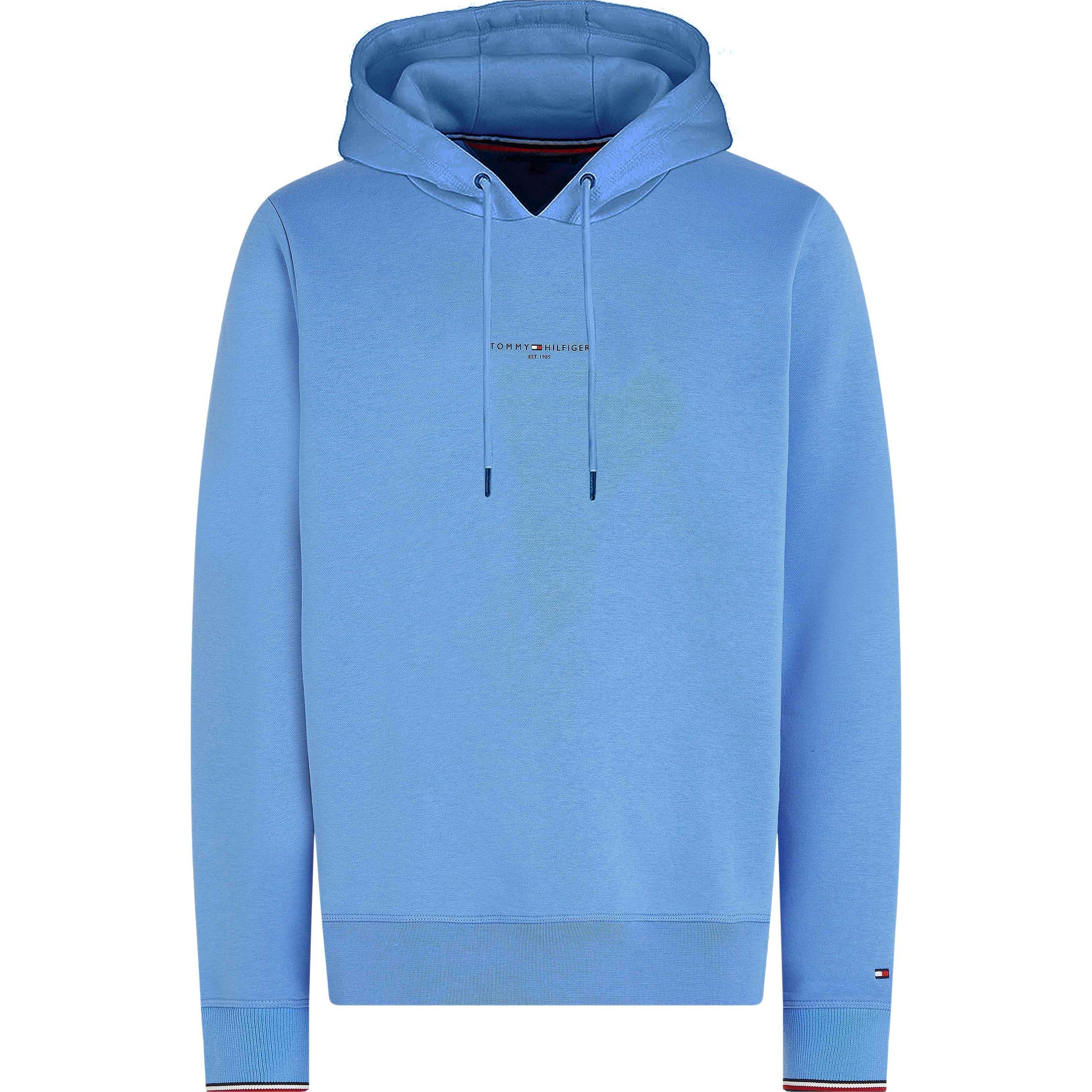 Džemperis vyrams, Mėlyna, Tommy logo tipped hoody