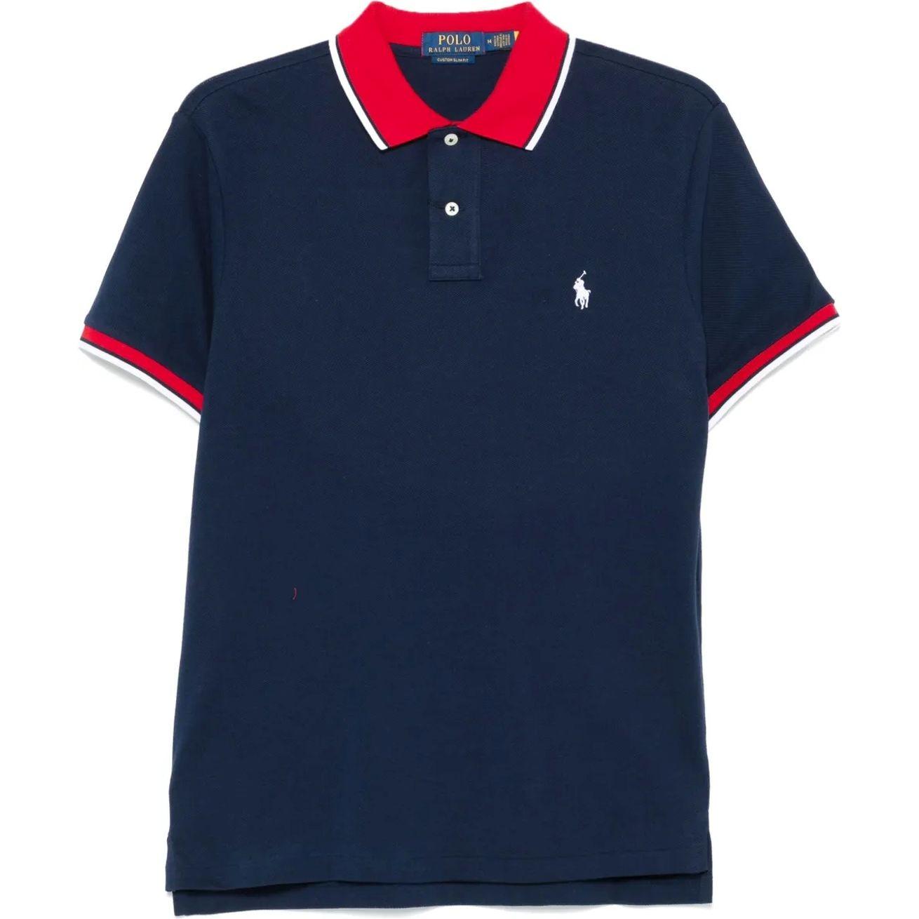 Polo marškiniai trumpos rank. vyrams, Mėlyna, Short sleeve-polo shirt