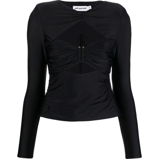 Palaidinės moterims, Juoda, Black jersey top