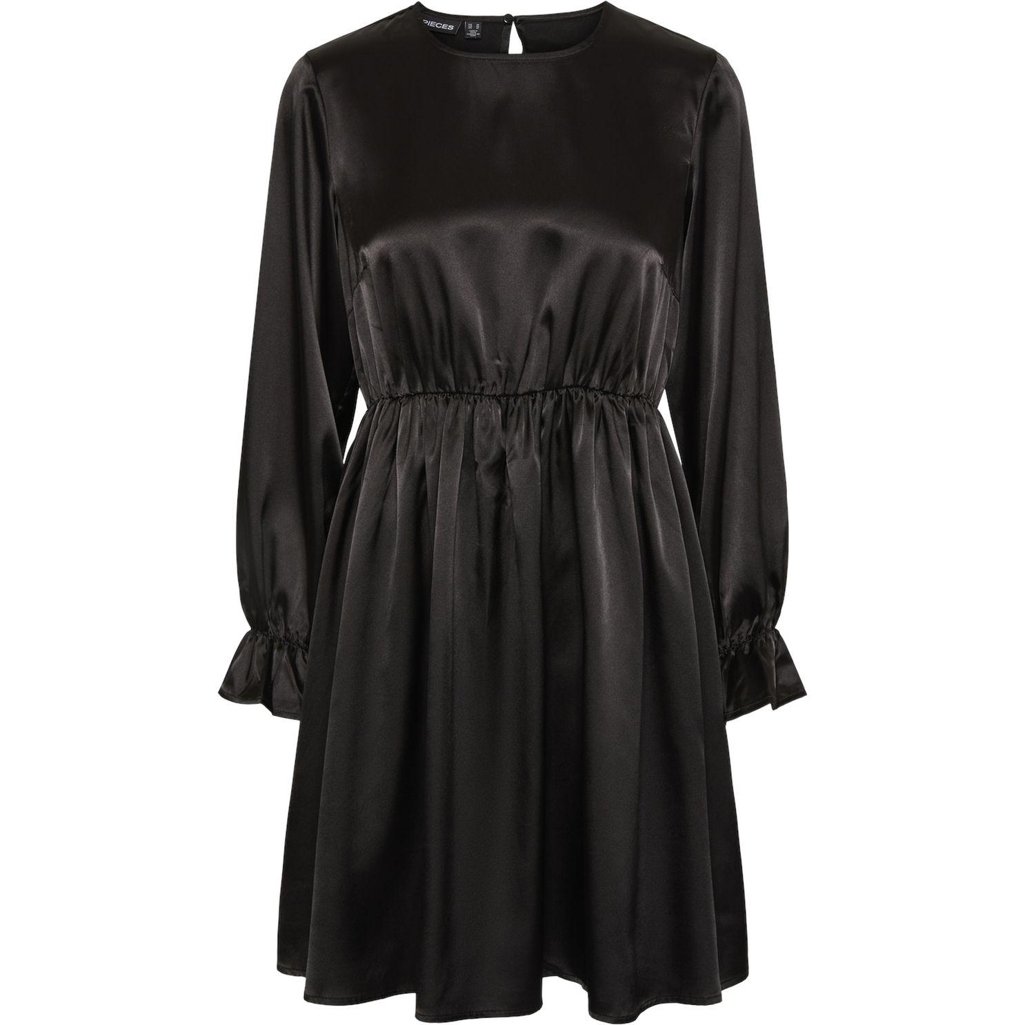 Mini suknelė moterims, Juoda, PCSLORE LS O-NEC