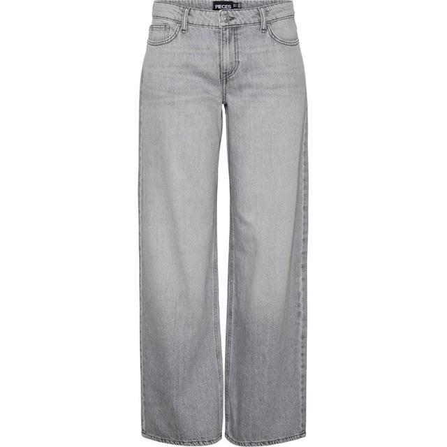 Platūs džinsai moterims, Pilka, Noelle