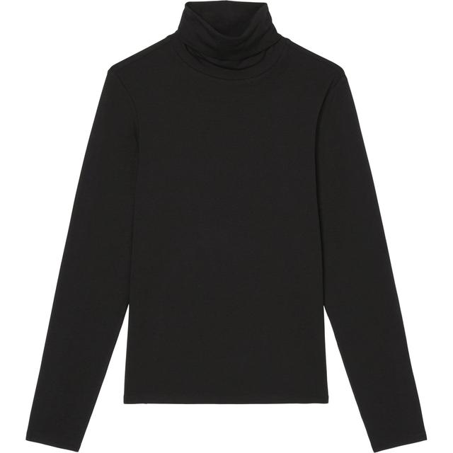 Palaidinės aukštinta apykakle moterims, Juoda, Turtn top 409308752241