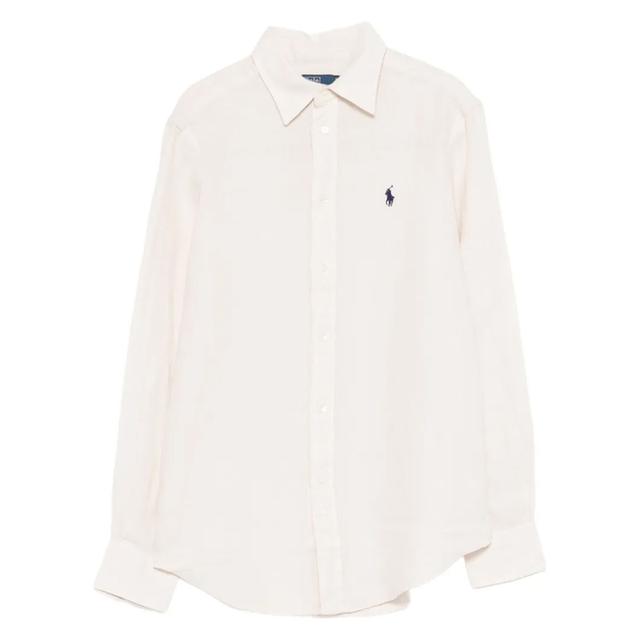 Marškiniai ilgomis rankovėmis moterims, Smėlio, Long sleeve-button front shirt