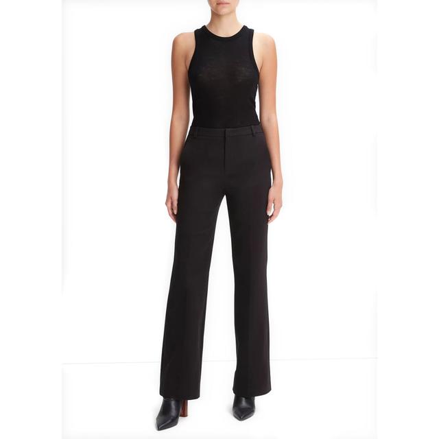 Kelnės moterims, Juoda, Cotton stretch boot trouser