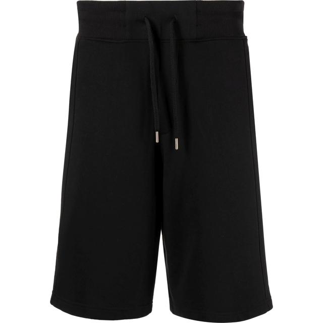 Šortai vyrams, Juoda, Logo cotton track shorts