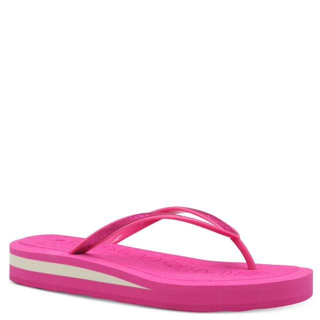Pliažo šlepetės per pirštą moterims, Rožinė, Flip-flops