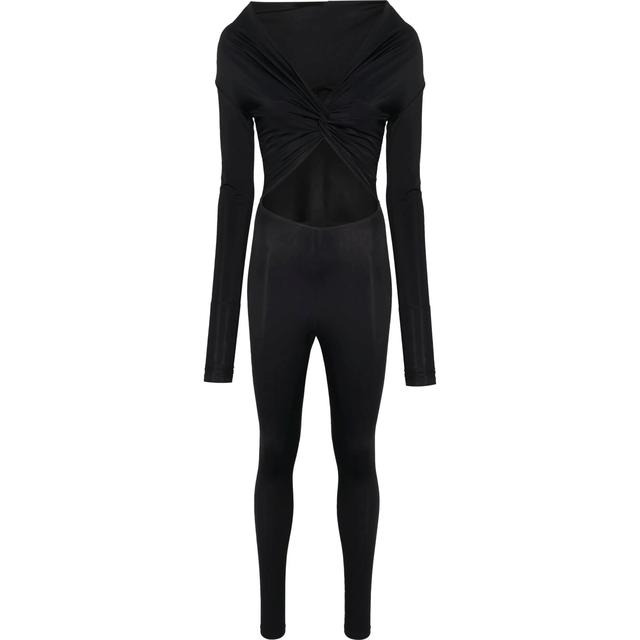 Kostiumas moterims, Juoda, Kendall off shoulder jumpsuit