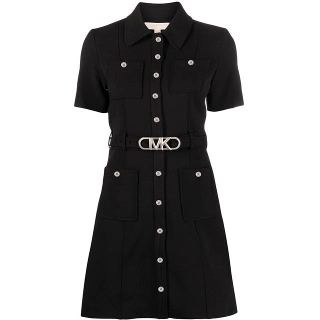 Maxi suknelė moterims, Juoda, MK belted mod dress