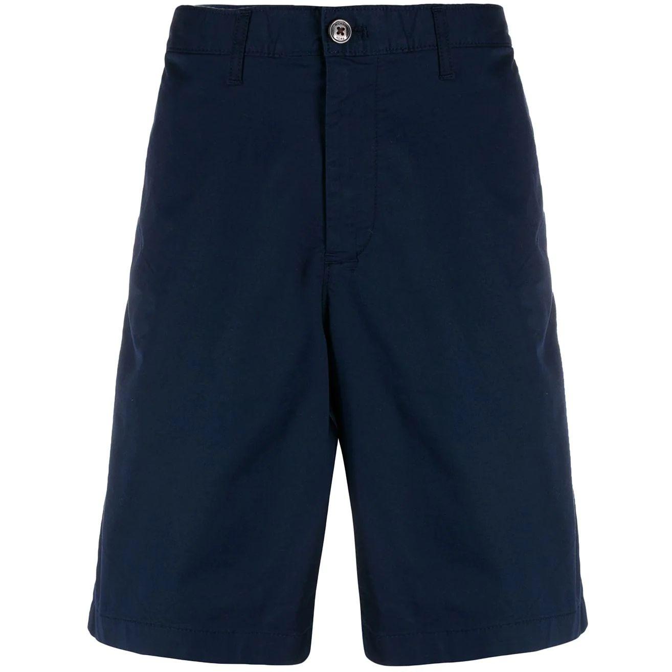 Šortai vyrams, Mėlyna, Washed cotton short