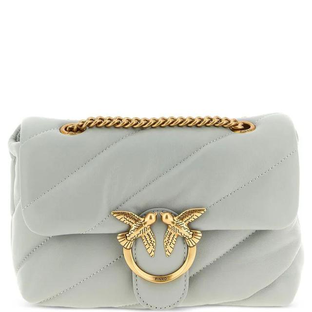 Rankinė per petį moterims, Pilka, Love puff mini cl