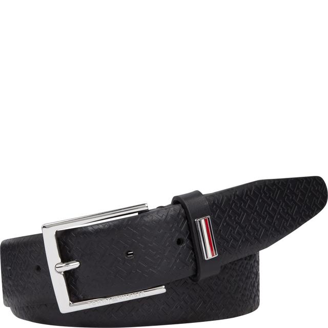 Diržas vyrams, Juoda, Business 3.5 monogram belt