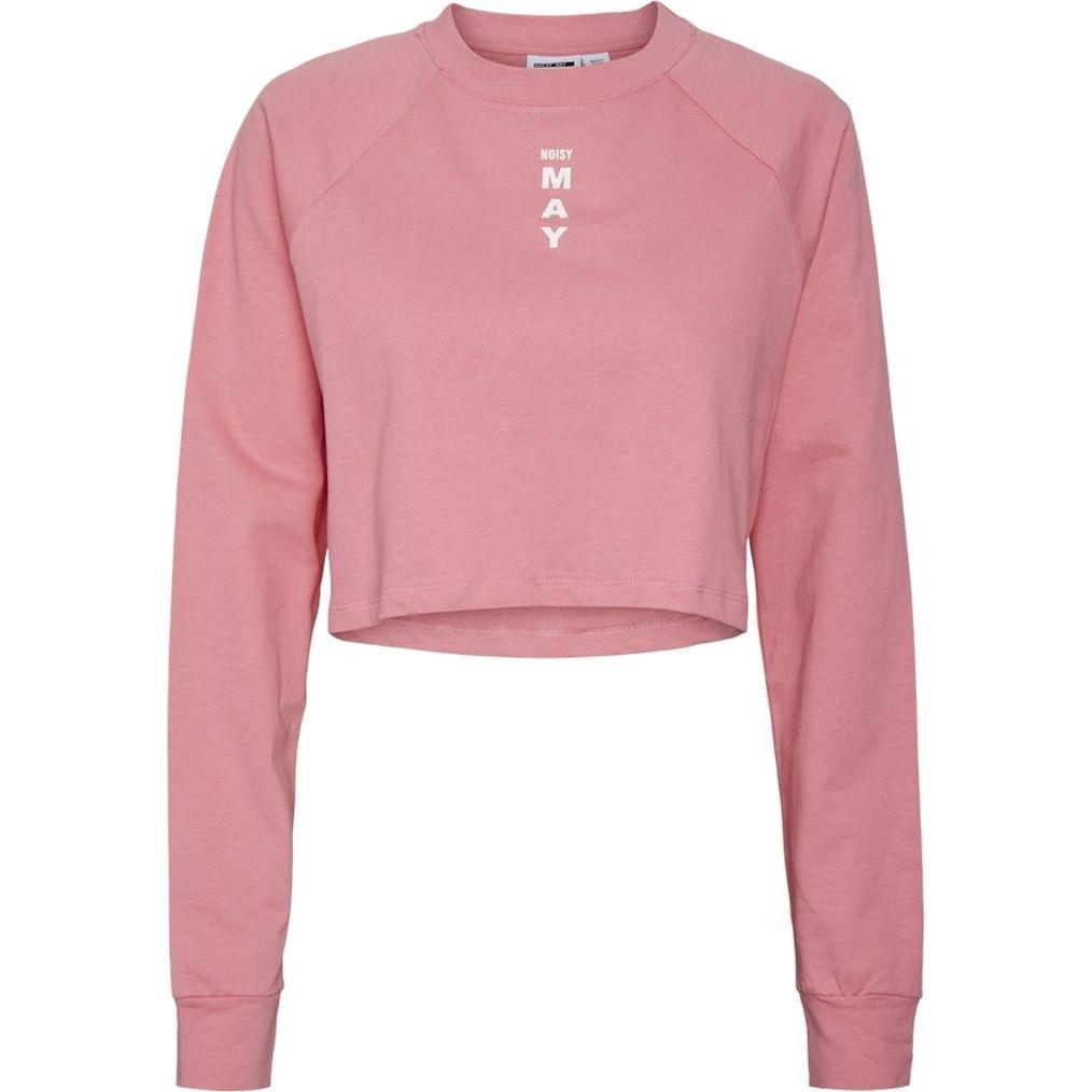 Megztinis moterims, Balta, NMSOFIA L/S O-NECK SE