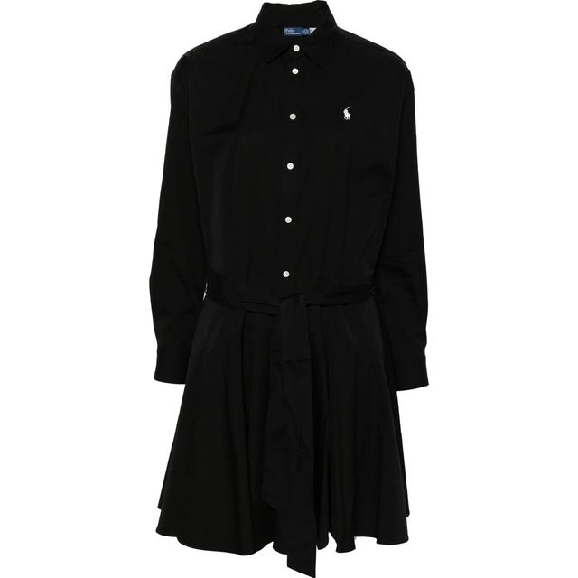 Midi suknelė moterims, Juoda, Long sleeve day dress