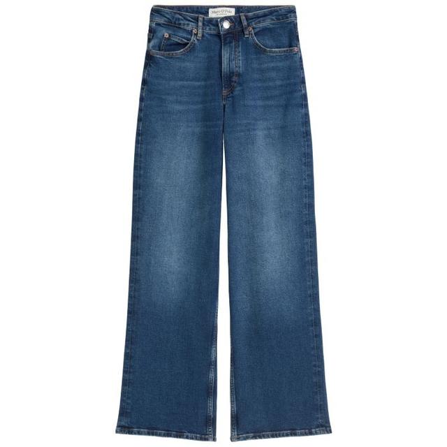 Platūs džinsai moterims, Mėlyna, 600923012149 Wide leg