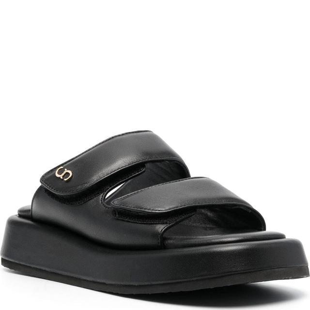 Šlepetės moterims, Juoda, Ciabatta sandals