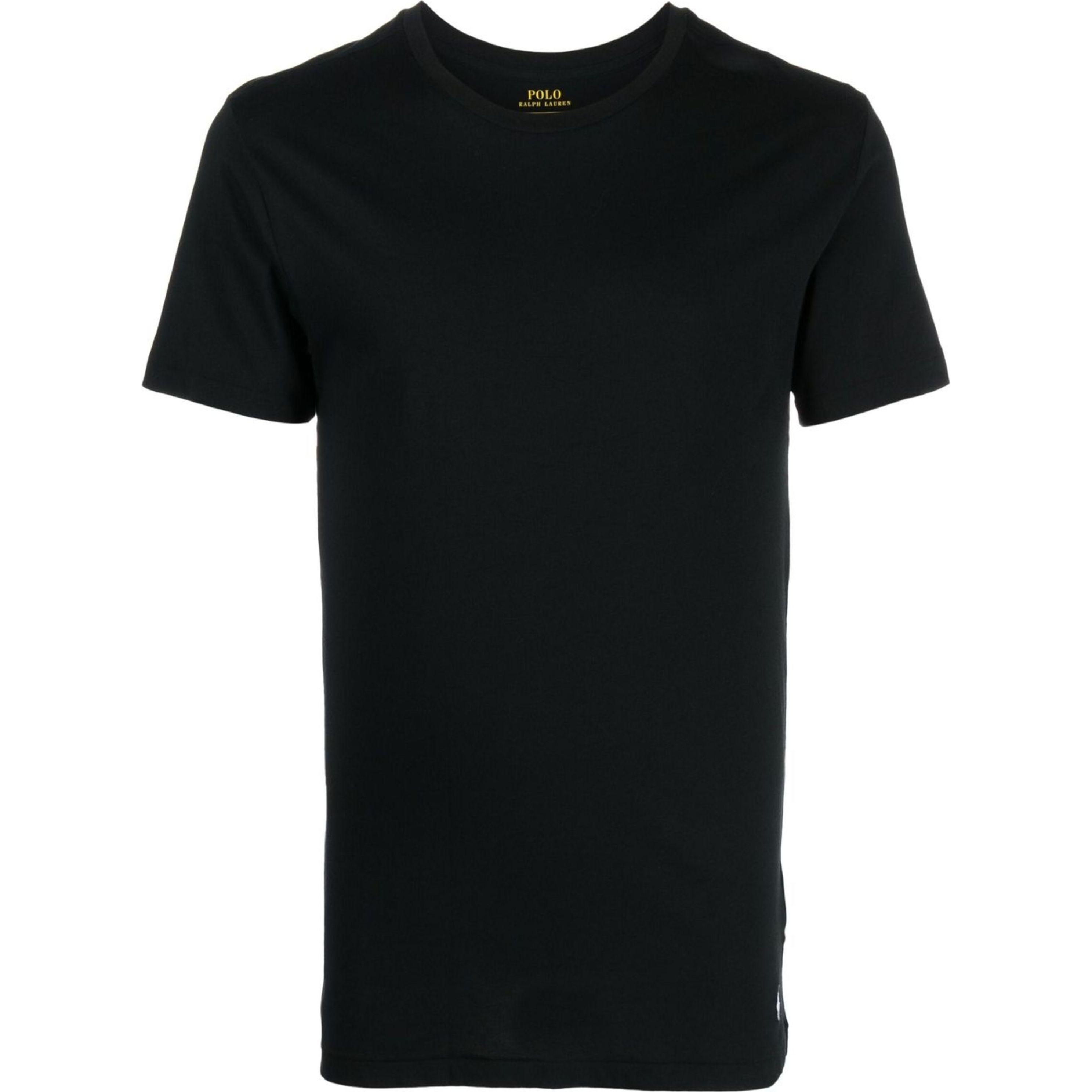 Marškinėliai trump. rankovėmis vyrams, Juoda, Crewneck 3 pack undershirt