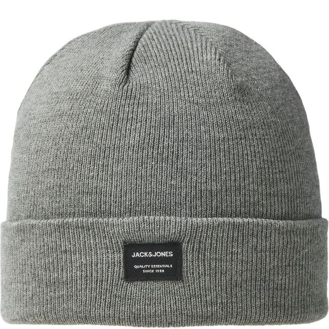 Skrybėlė vyrams, Pilka, JACDNA BEANIE NOOS