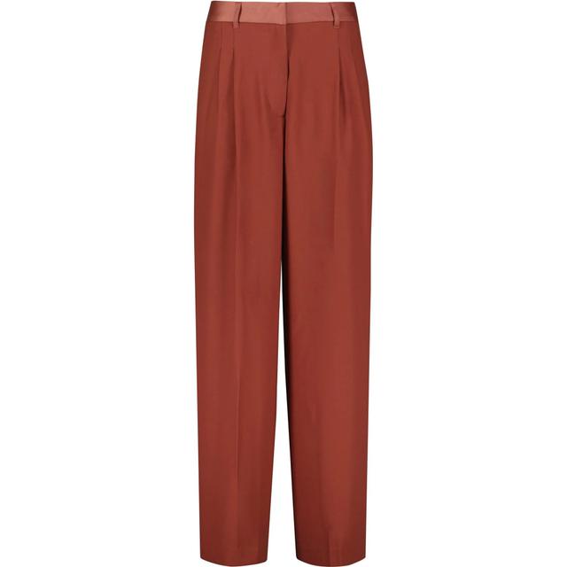 Laisvalaikio kelnės moterims, Ruda, Mix midea wide leg pant