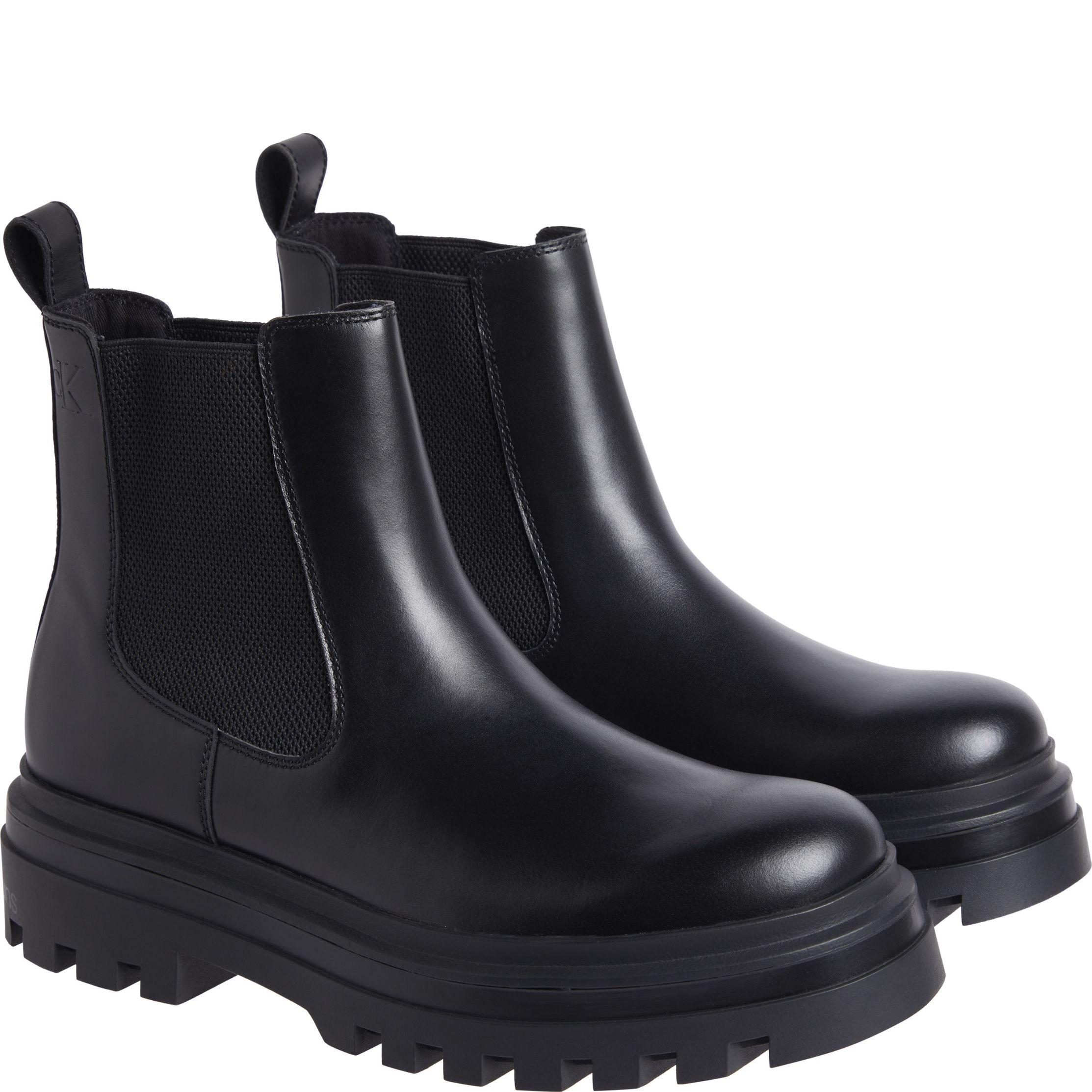 Aulinukai vyrams, Juoda, Lugged chelsea boot