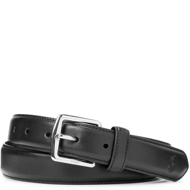 Diržas vyrams, Juoda, Smooth leather belt