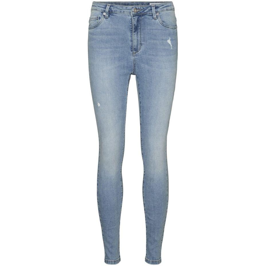 Aptempti džinsai moterims, Mėlyna, VMSOPHIA HR SKINNY J