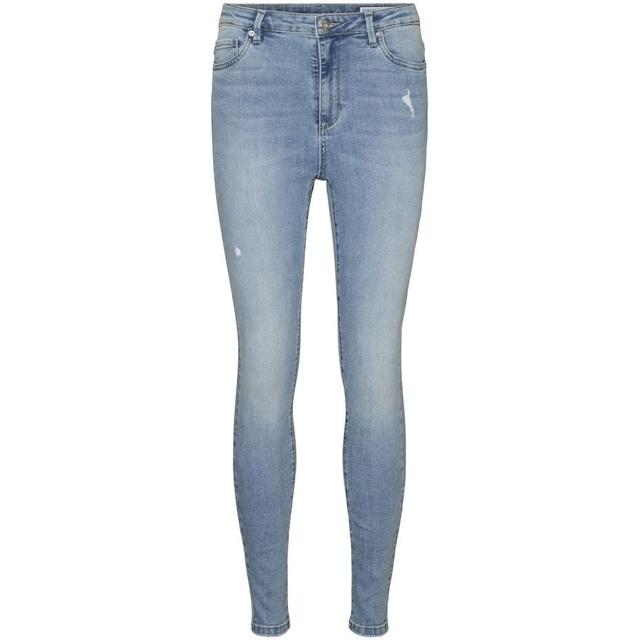 Aptempti džinsai moterims, Mėlyna, VMSOPHIA HR SKINNY J