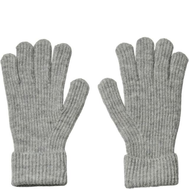 Pirštuotos pirštinės moterims, Pilka, PCJESLIN GLOVES