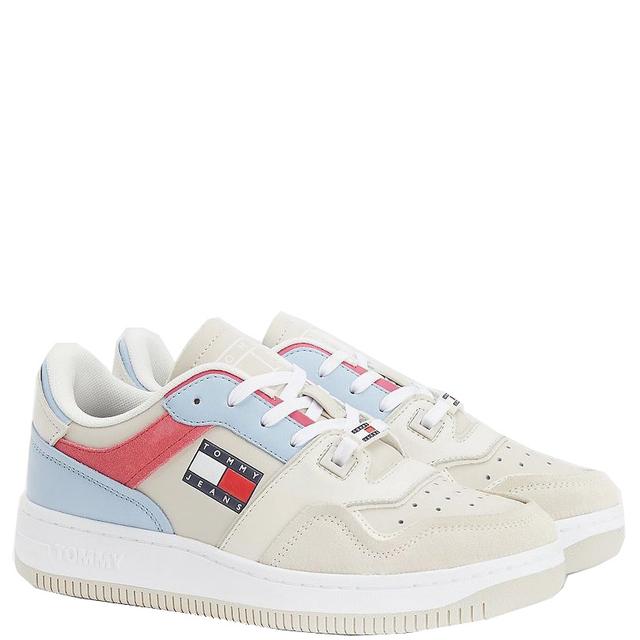 Sportiniai bateliai moterims, Smėlio, JEANS BASKET WMN