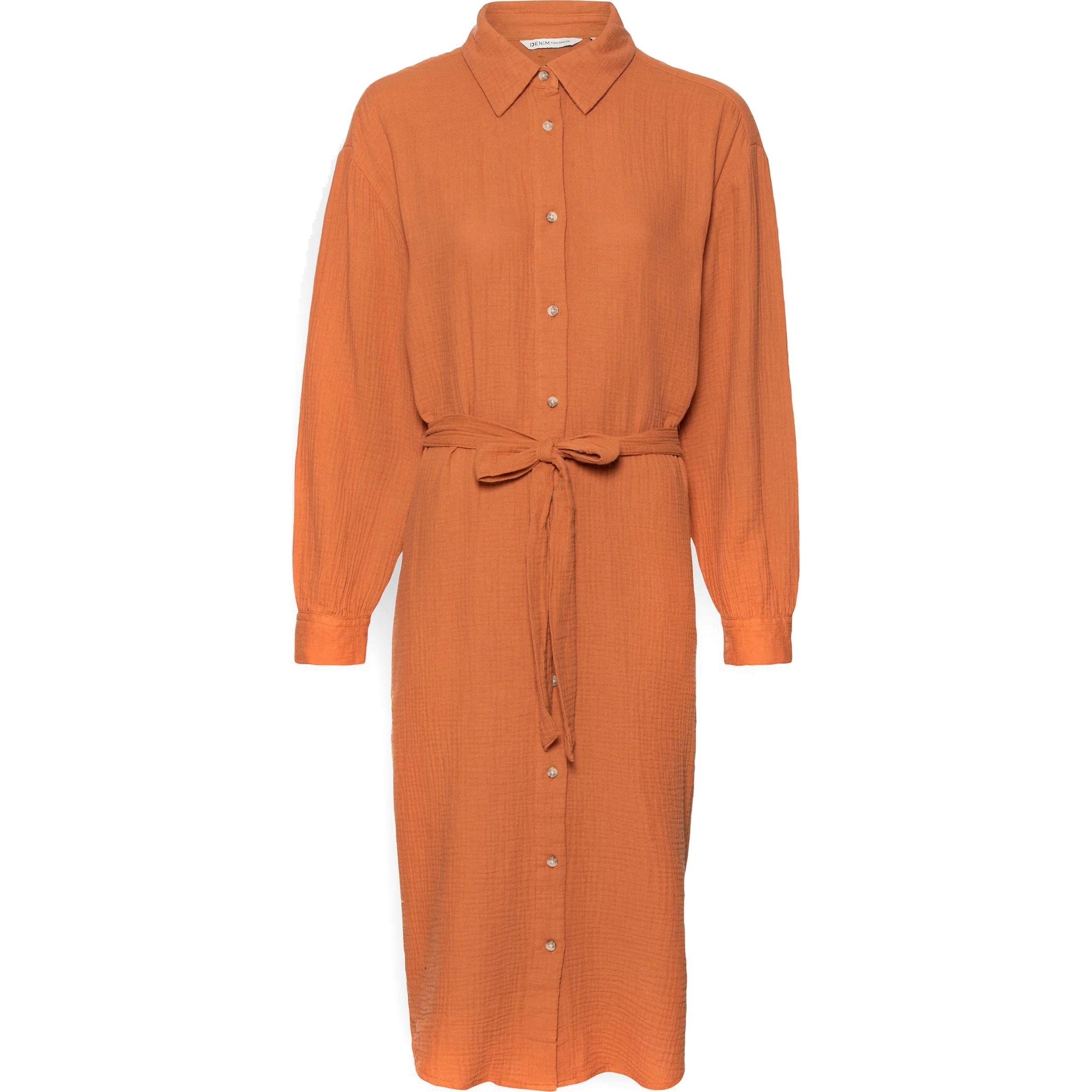 Midi suknelė moterims, Ruda, Suknelė