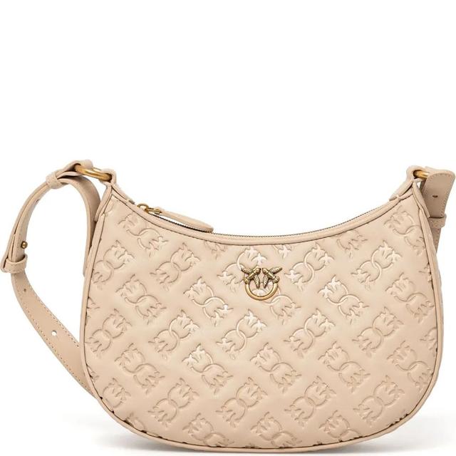 Rankinė per petį moterims, Smėlio, Mini love bag shoulder bag