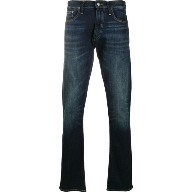 Aptempti džinsai vyrams, Mėlyna, 5 pocket denim