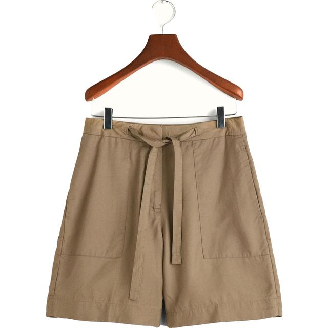 Šortai moterims, Ruda, REL TIE WAIST SHORTS