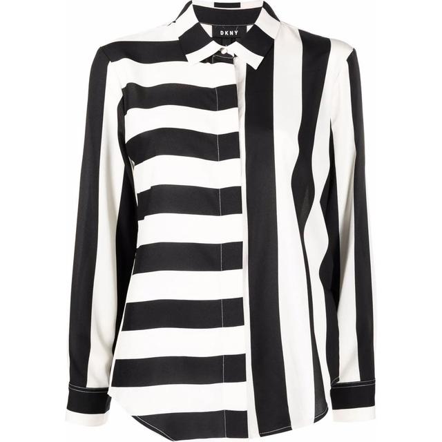 Marškiniai ilgomis rankovėmis moterims, Juoda, L/s collar shirt