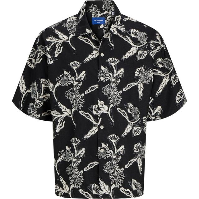 Marškiniai trump. rankovėmis vyrams, Juoda, Paros oversized shirt